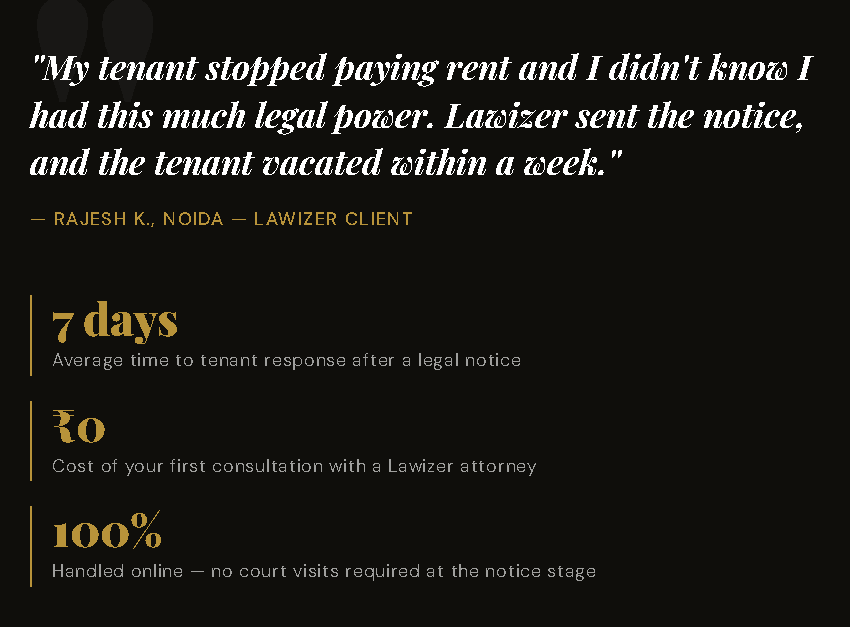 Tenant not leaving property