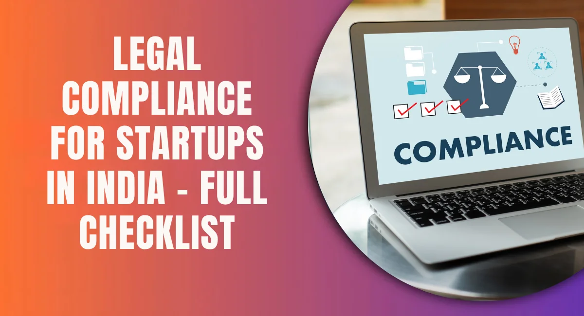 Founder reviewing quarterly legal audit checklist on laptop — startup compliance India