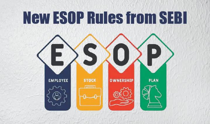 Indian startup founder reviewing ESOP and SEBI IPO compliance documents